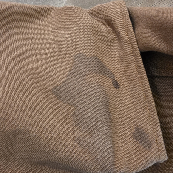 NEW-Carhartt Men's Tan Field Jacket - Picture 6 of 6